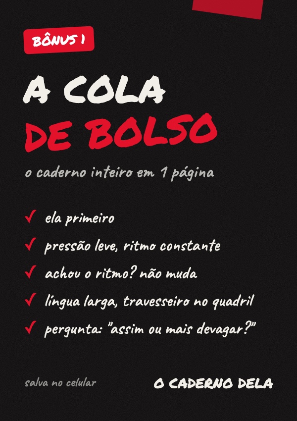 Bônus 1: A Cola de Bolso